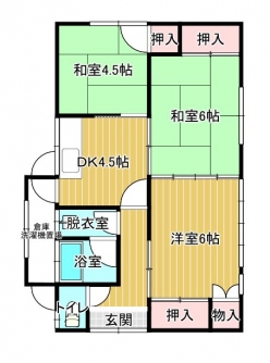 西梶返3丁目 平屋