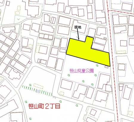 笹山町２丁目売地
