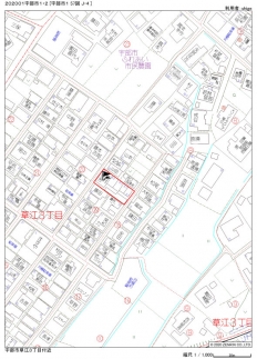 草江３丁目　広め土地分割可