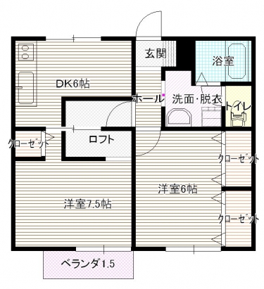F・ラフォーレ 202号室