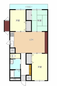 レジデンス東本町（3LDK）