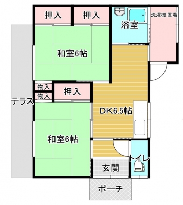 則貞１丁目M借家（北３番目）