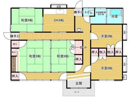 鴨ノ庄戸建貸家