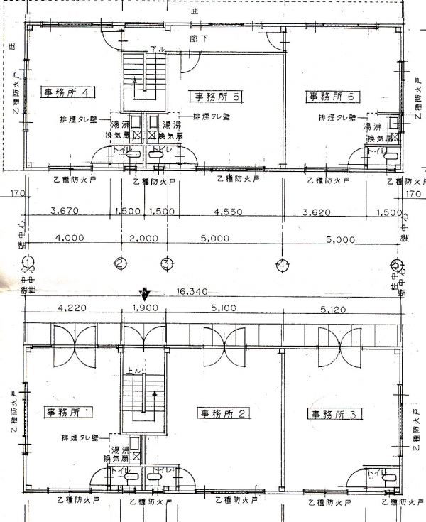 パークビルの間取図